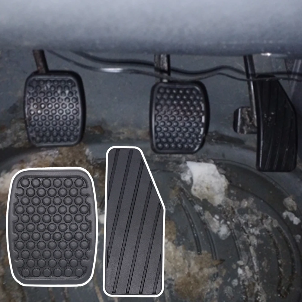 Car Rubber Brake Clutch Pedal Feet Pad Cover Replacement Accessories For Suzuki Swift 2006 - 2013 Daewoo Matiz 1998 - 2010 Tico