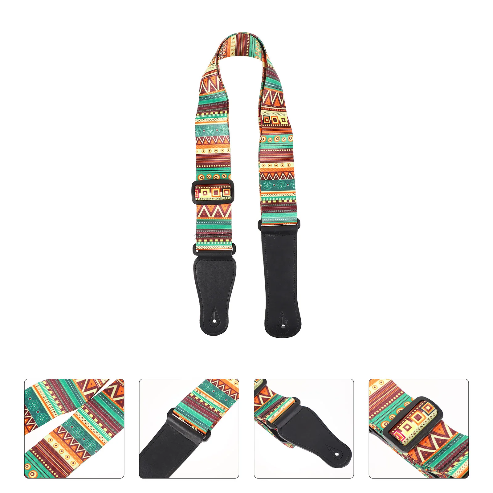 

1 шт. гитарный ремень в национальном стиле, наплечный ремень для укулеле, бас-гитары