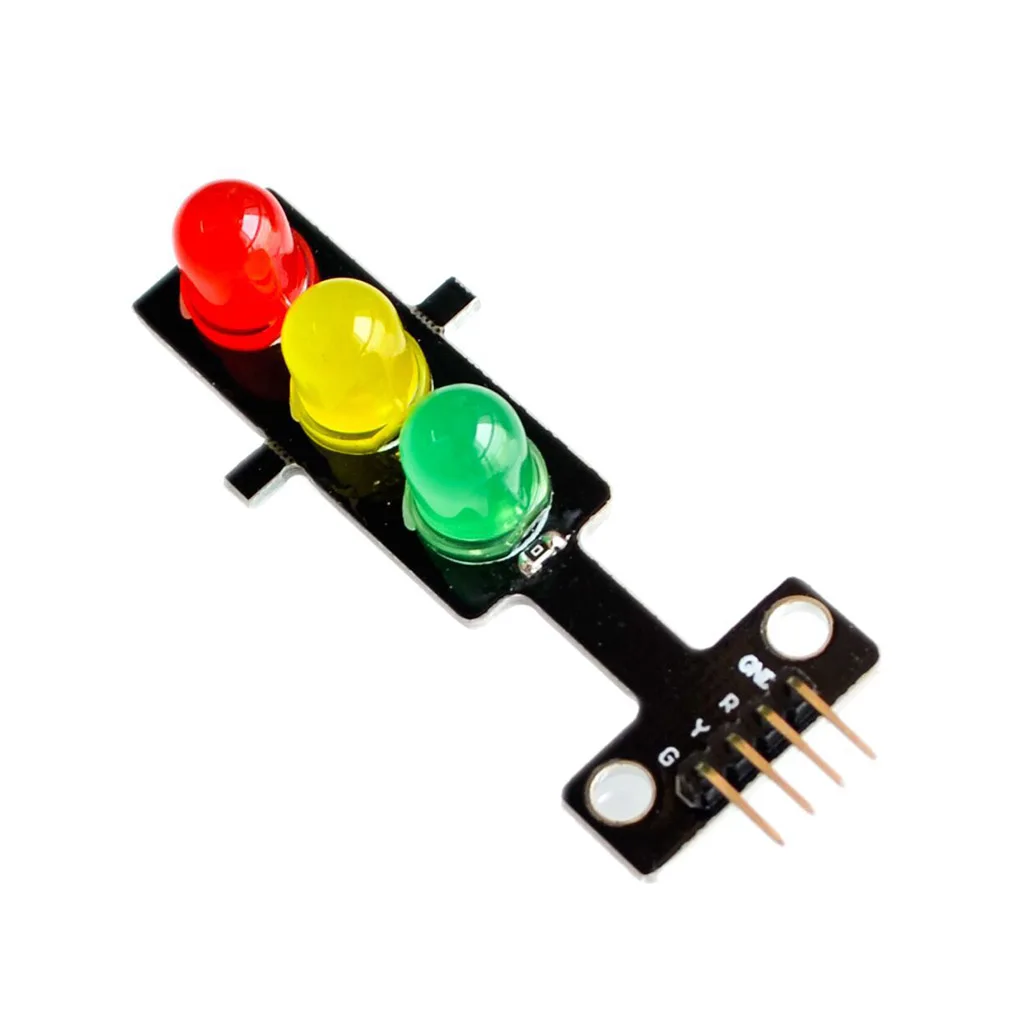 

Light-emitting Module Red Yellow Green LED Display Mini Diode Traffic Lights 5V Output Model Building DIY Project