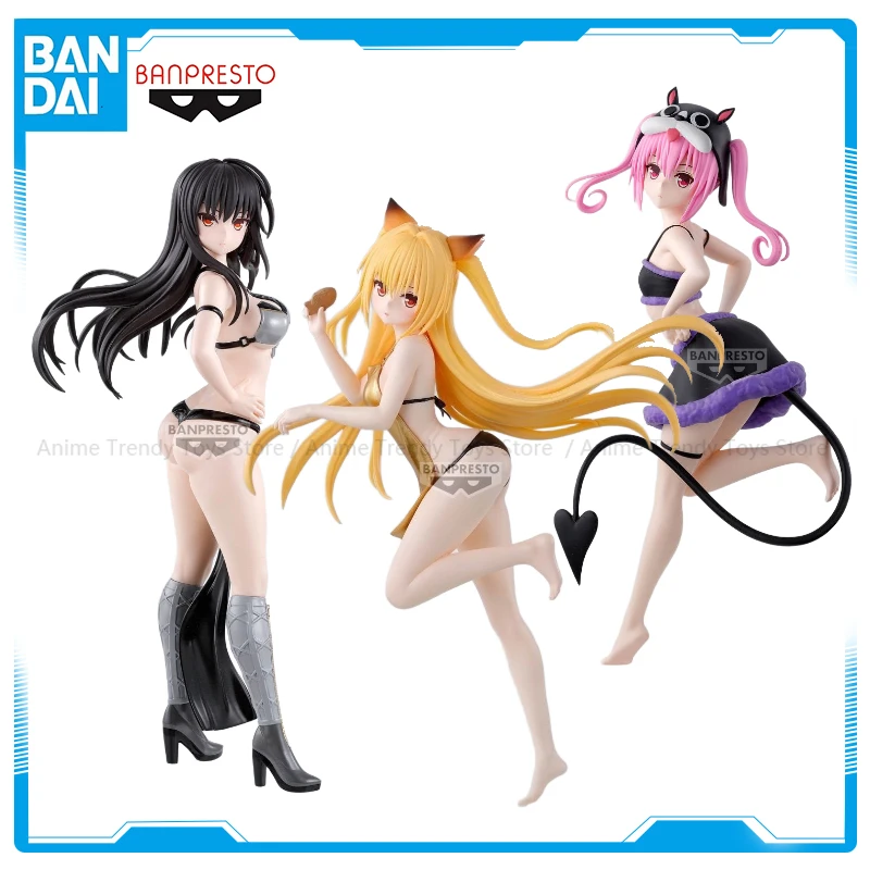 В наличии Bandai Anime Figure To LOVEru DARKNESS GLITTER&ampGLAMOURS Yui Kotegawa Nana Astar Deviluke Konjiki no Yami Action Toys WY