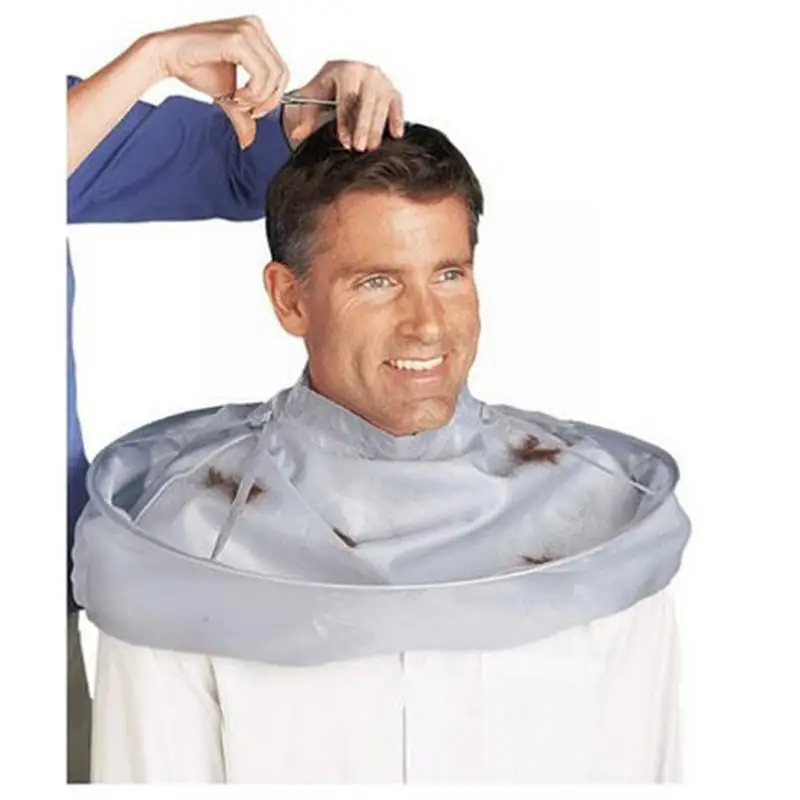 

Самодельные искусственные накидки-Зонтики, накидка для стрижки, накидка для бритья, защита для волос и парикмахерской, домашняя накидка, фартук, Cov D2A0