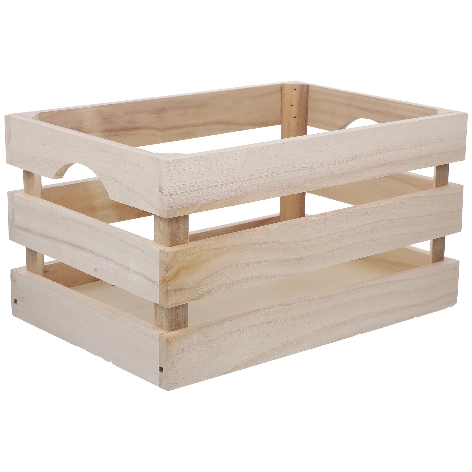 

Wooden Crates Unfinished Vintage Storage Box Box Wooden Storage Fruit Crate Desktop Window Display Container for DIY Craft Home