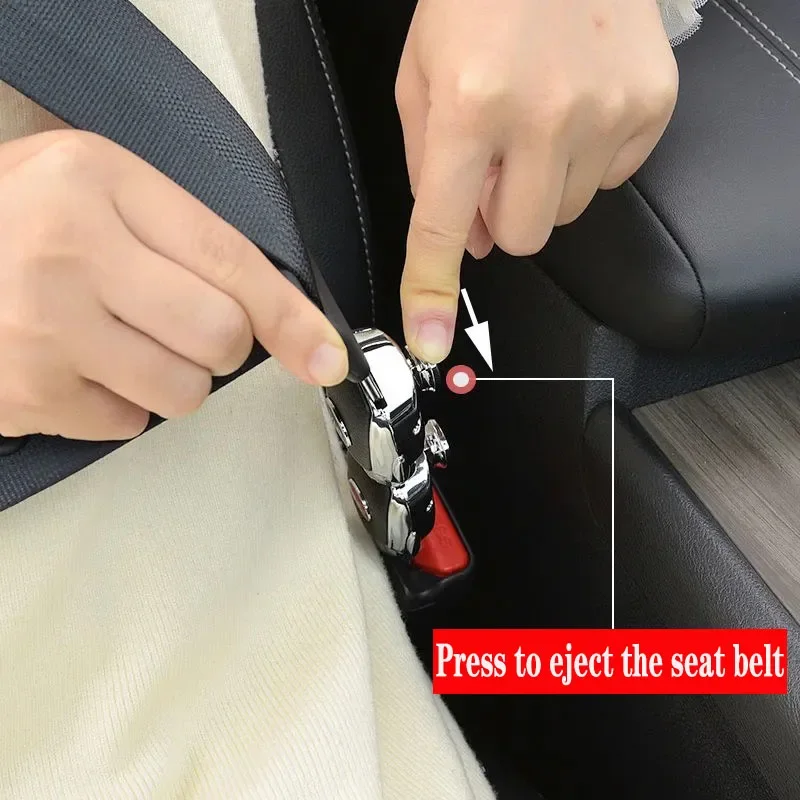 Стайлинг автомобиля удлинитель ремня безопасности металлический фиксированный