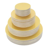 golden round cake board circle cardboard base diameter 10162226cm perfect for cake decorating cupcake dessert tray cake tools