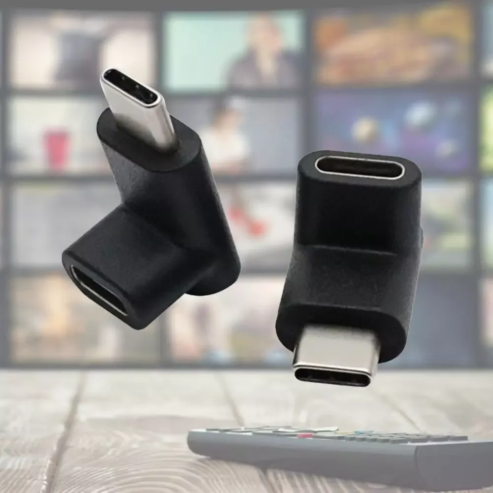 

Right Angle 90 Degree USB 3.1 Type C Male to Female USB C Converter Adapter for Cellphone Tablet Laptop USB C Charger