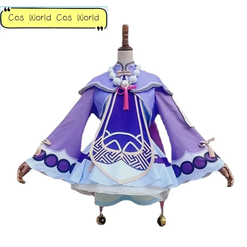Костюмы для косплея по мотивам игры Genshin Impact Project Qiqi аниме-фигурка платье девочки