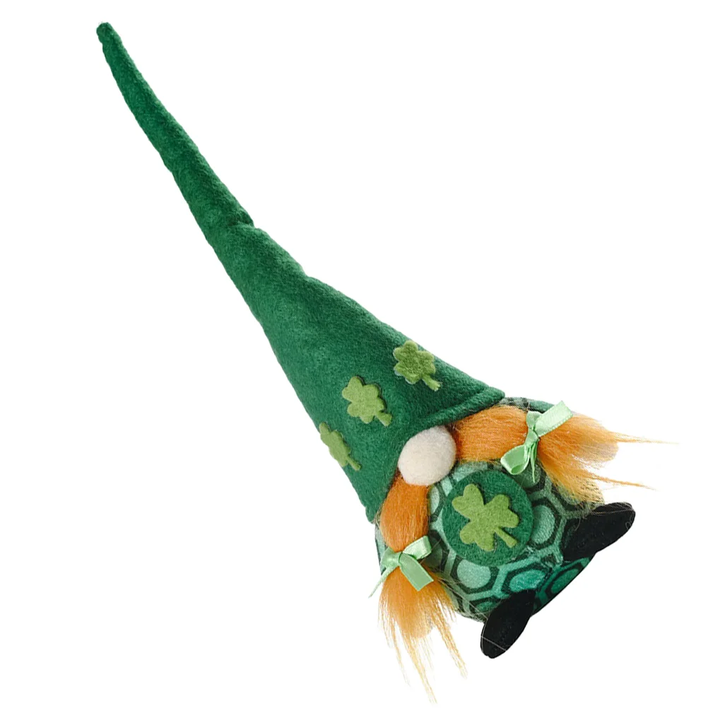 

St. Patrick's Day Gnome Doll Faceless Doll Adorn Adorable Gnome Doll Decor
