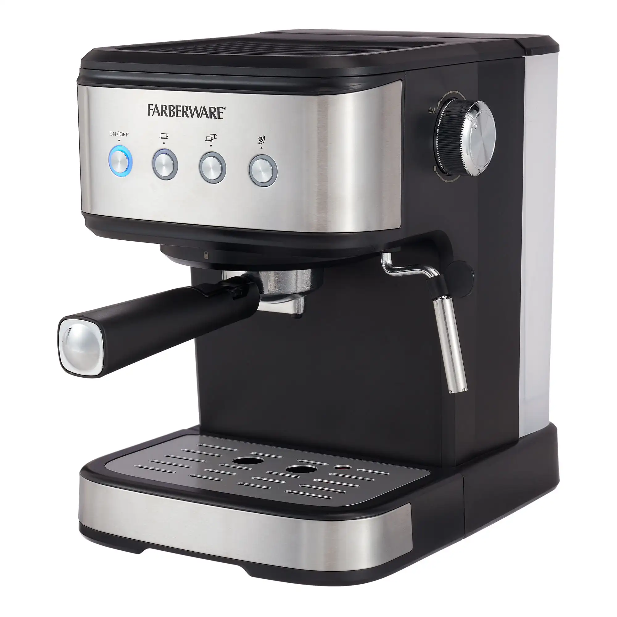 

Farberware 20-Bar Espresso Maker, 1.5 Liter Capacity, Black, New Condition