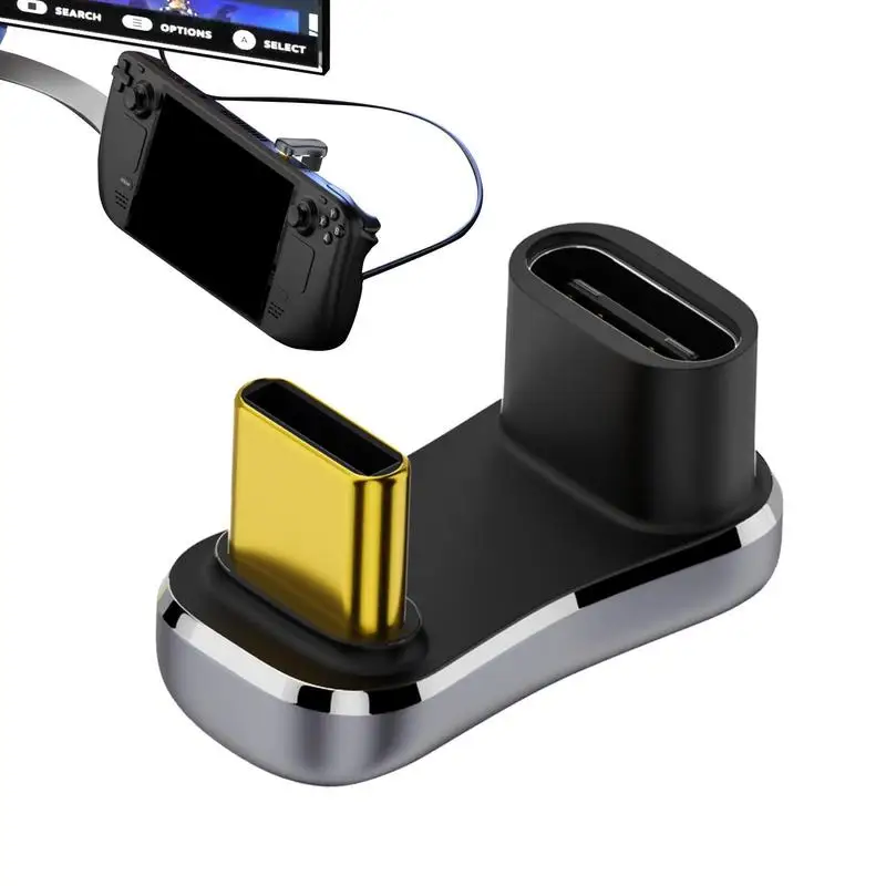 

For ASUS ROG Ally USB C Male To Female Adapter Connector 180 Degree Type-c Extension Adapter Tablet USB C Converter U Shape