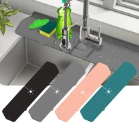 kitchen faucet absorbent mat silicone sink splash water draining pad protector for the kitchen sink bathroom farmhouse rv