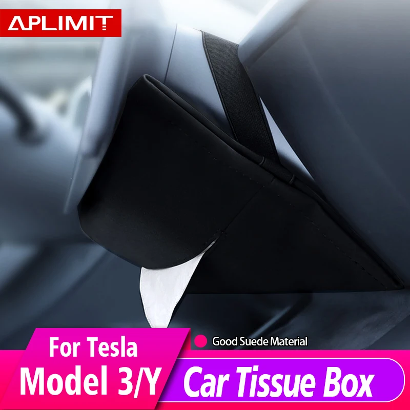 Для Tesla Model 3 Y X S автомобильная коробка для салфеток скрытый ящик держатель