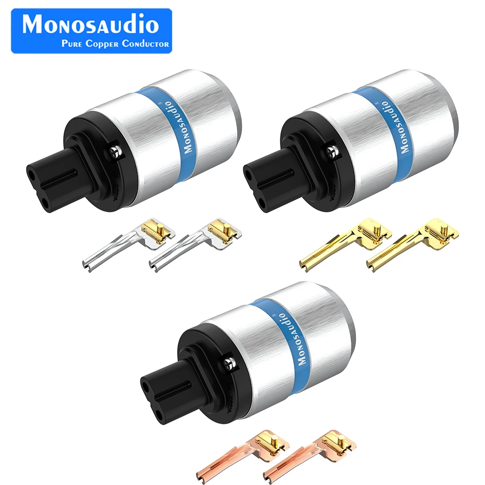 Высококлассный штекер Monosaudio F180/2/4/6 8 IEC гнездовой разъем из чистой меди с