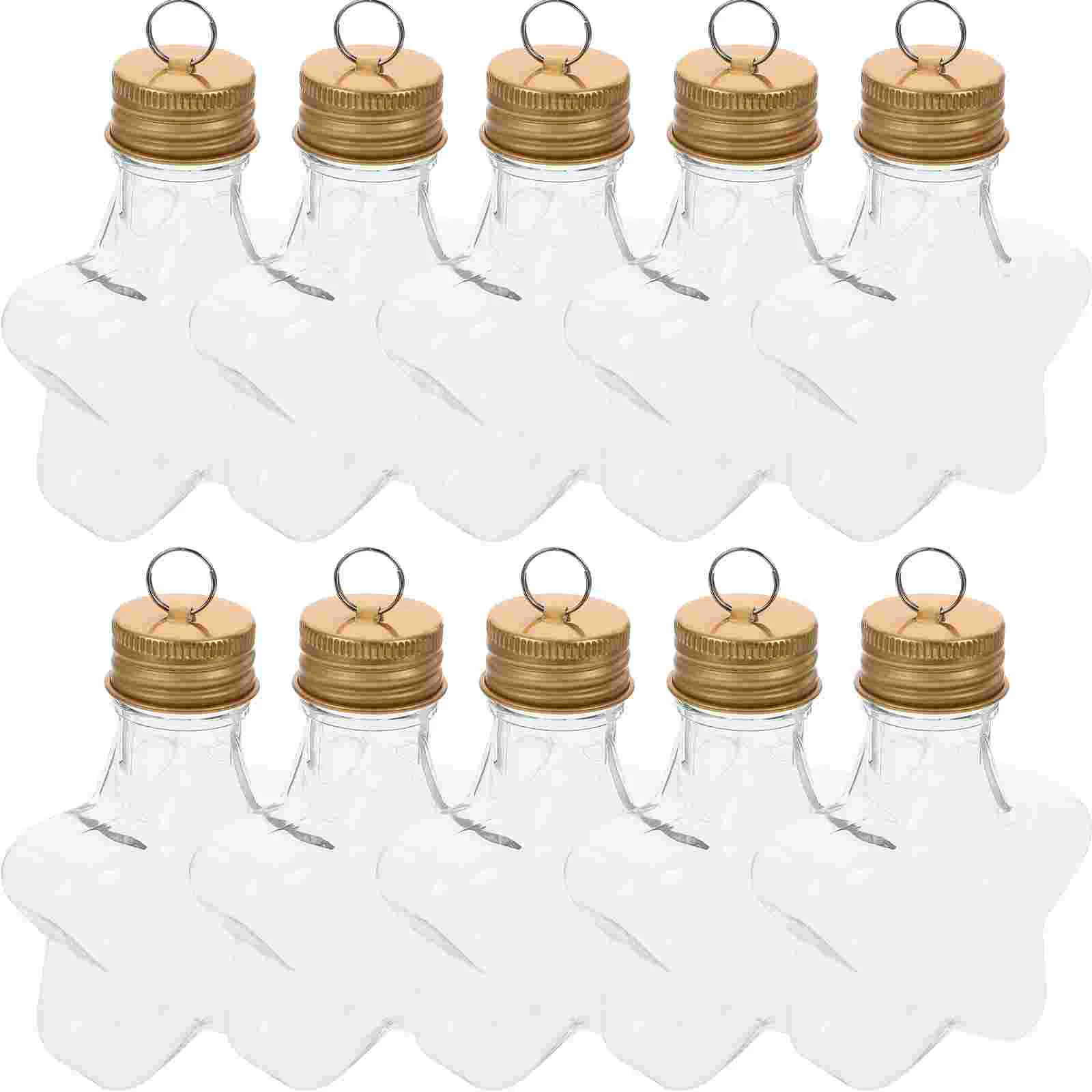 10 шт. рождественские бутылки практичные украшения контейнеры для желаний