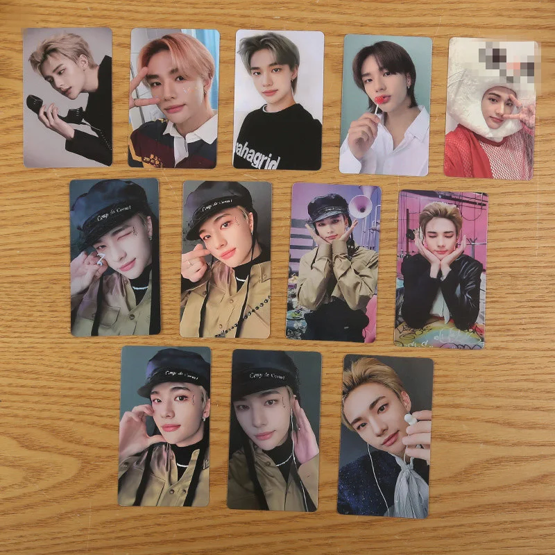 Фото Kpop бродячие дети MAX MMT фотокарты Idol leeзнаем Hyunjin Felix высокое качество фото открытки в альбом Поклонники коллекционные подарки Lomo карты №3