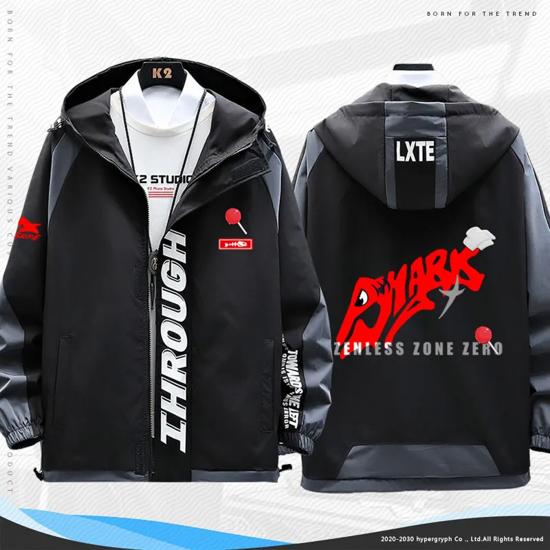 Эллен Джо зенез зона Ноль с длинным рукавом куртка унисекс пальто толстовка на