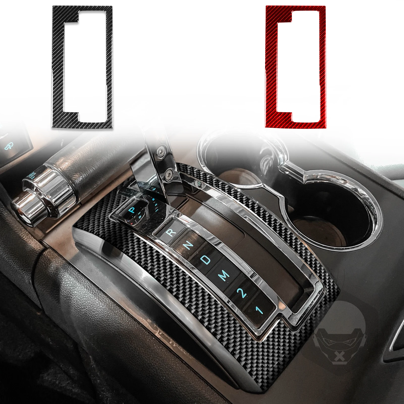 Украшение рамы переключения передач из углеродного волокна для Hummer H2 2008-2009 гг.