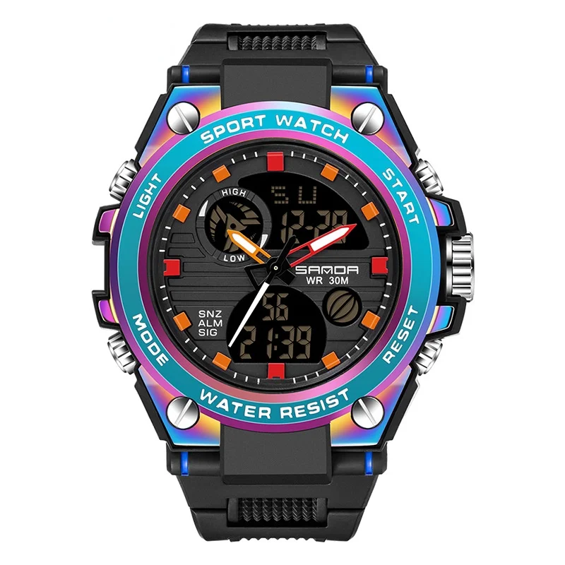 New multi-function electronic watch fashion male and female students waterproof sports INS style