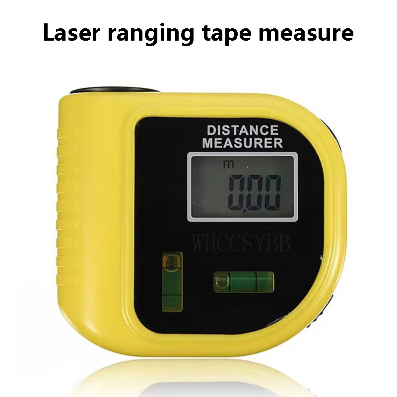 

Electronic Rangefinder Build Measure Device Digital Laser Measuring Tape Measure Retractable Laser Measuring Laser Ruler Meter