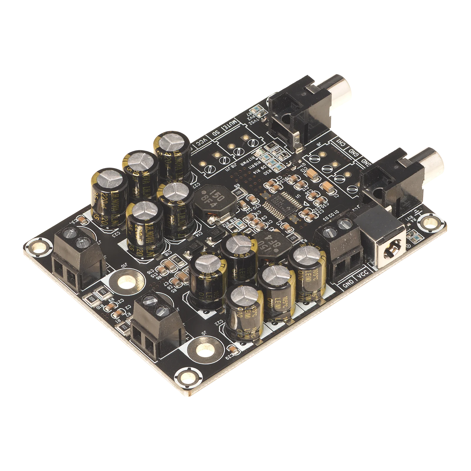 Плата усилителя звука BerryBak 2x25 Вт 4 Ом класс D стерео Amp модуль TPA3123 для домашних