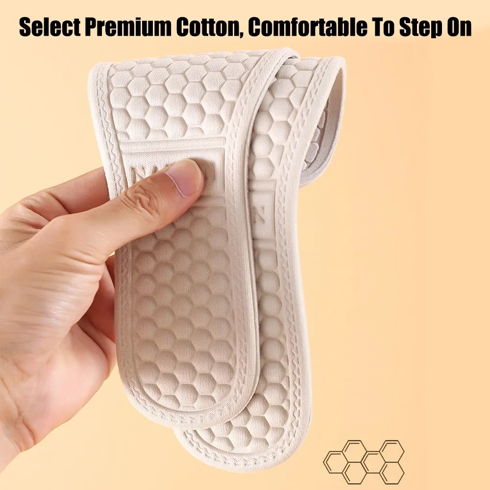 4D Massage Insoles for Shoes Men Women Soft Comfortable  Breathable Cushion Sport Insoles Feet Care Plantar Fasciitis Insole