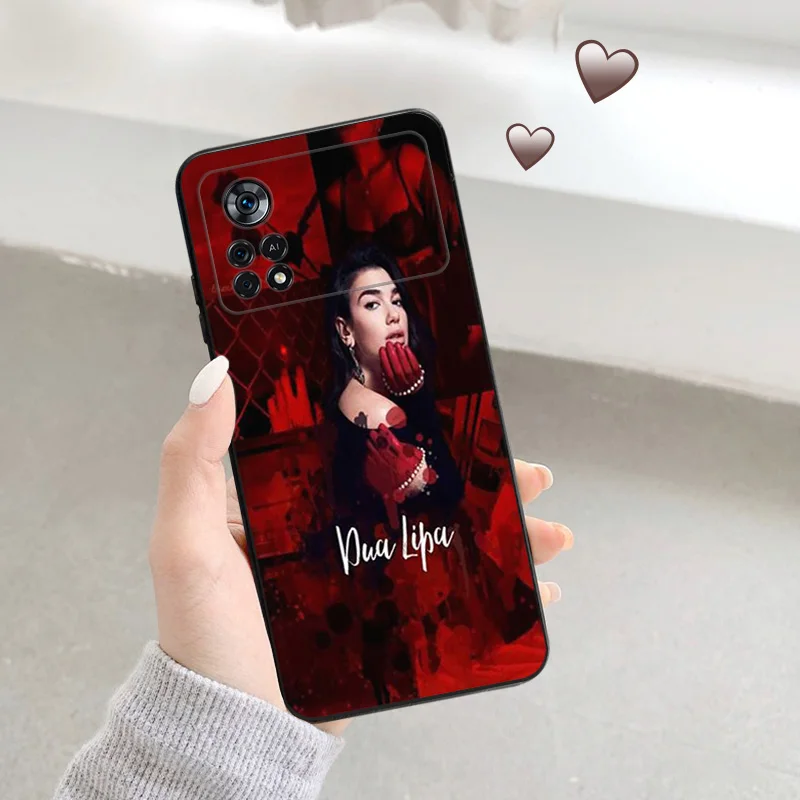 Чехол для телефона Xiaomi POCO X5 M3 M4 M5S C40 C50 C51 F3 F4 F5 X4 X3 F1 14 Pro Dua-Lipa Singer Redmi A3X Мягкий