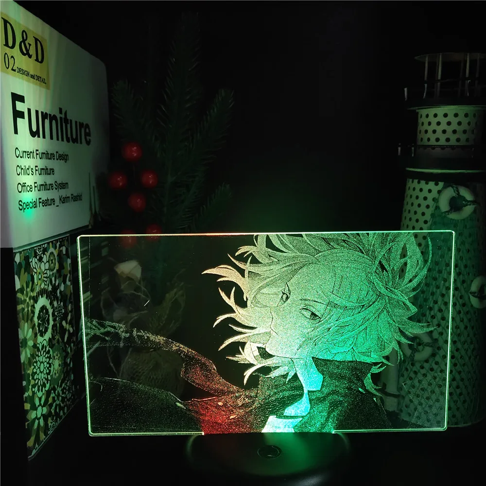 

Аниме 3D ночной Светильник Mikey Токийский манга светодиодная декоративная подсветка цветная визуальная лампа для спальни экшн лампа Рождест...