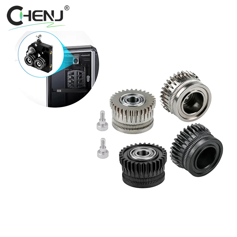 K1C EXtruder GEAR Цельнометаллическая приводная шестерня с нитью для Creality K1/K1 Max EXTRUDER