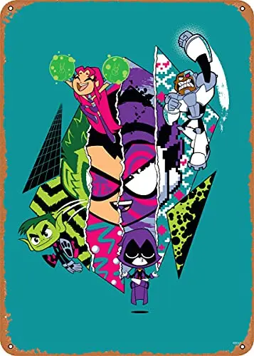 

Titans Vintage Look Metal Sign Patent Art Prints Retro Gift 8x12 Inch