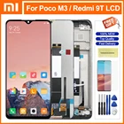 Оригинальный экран 6,53 дюйма для XIAOMI POCO M3 PocoM3, ЖК-дисплей с сенсорным экраном, дигитайзер в сборе для Redmi 9T Redmi9T M2010J19SG