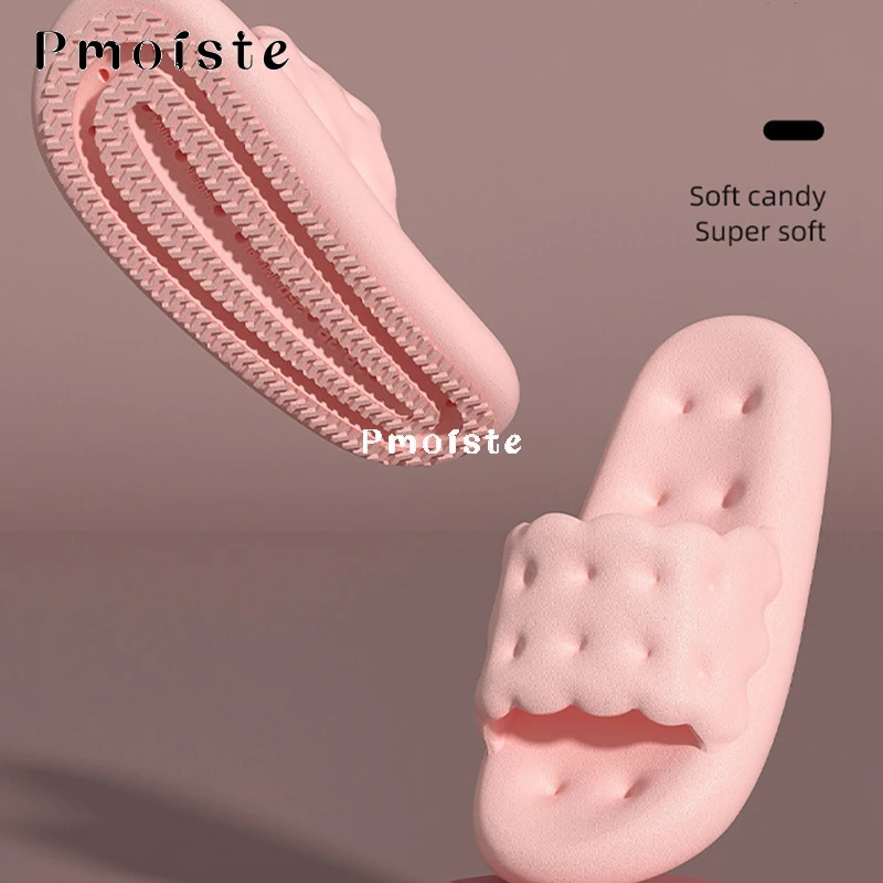 Women's Slippers for Home Cute Cookies Women Shoe Summer 2023 New Lightweight EVA Slipper Platform Wear-resistant Slide Non-slip