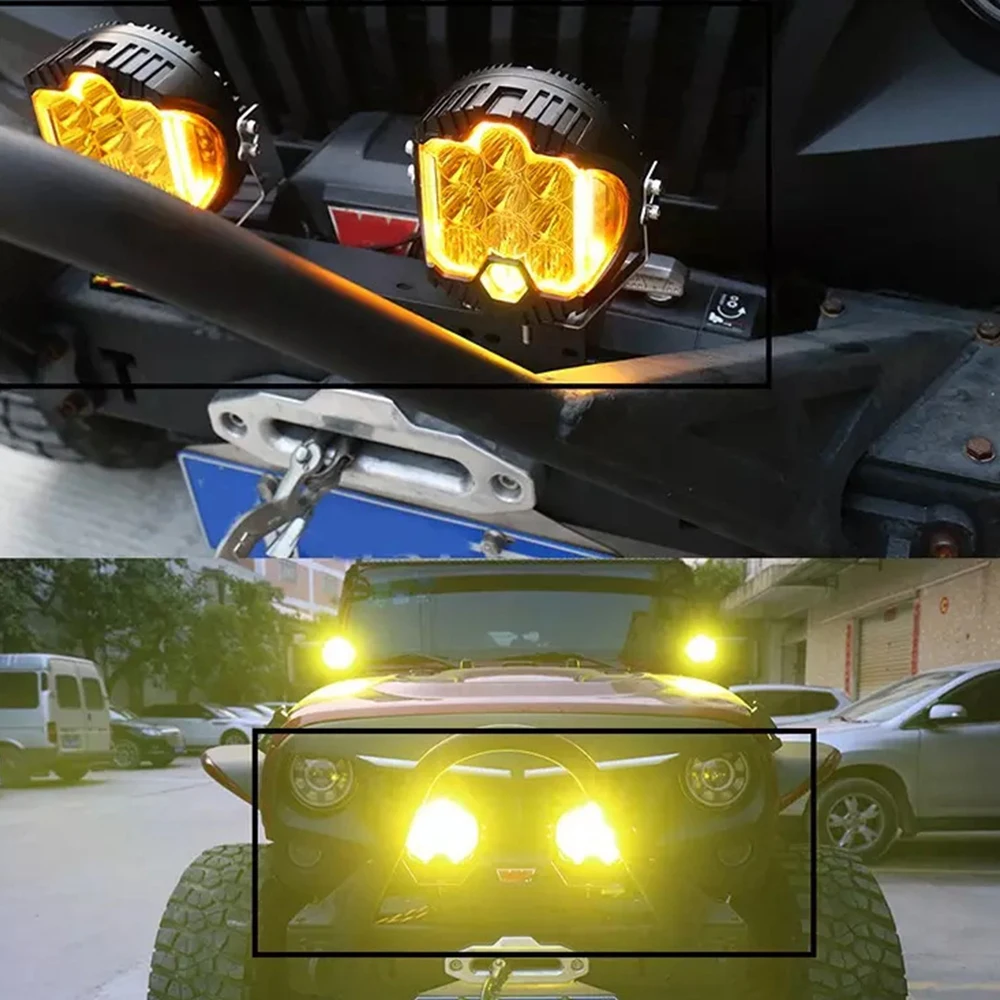 Фонарь для внедорожника задняя фара 7 дюймов 90 Вт 3000K 4300K