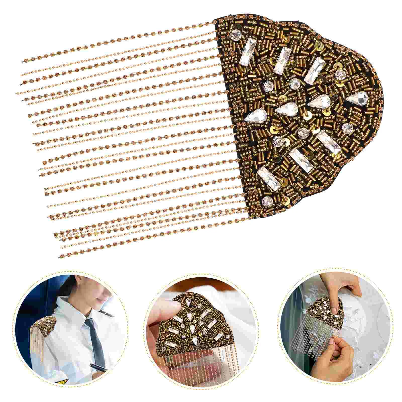 Погоны с кисточками погоны украшения на плечо для женщин тканевые цепочки