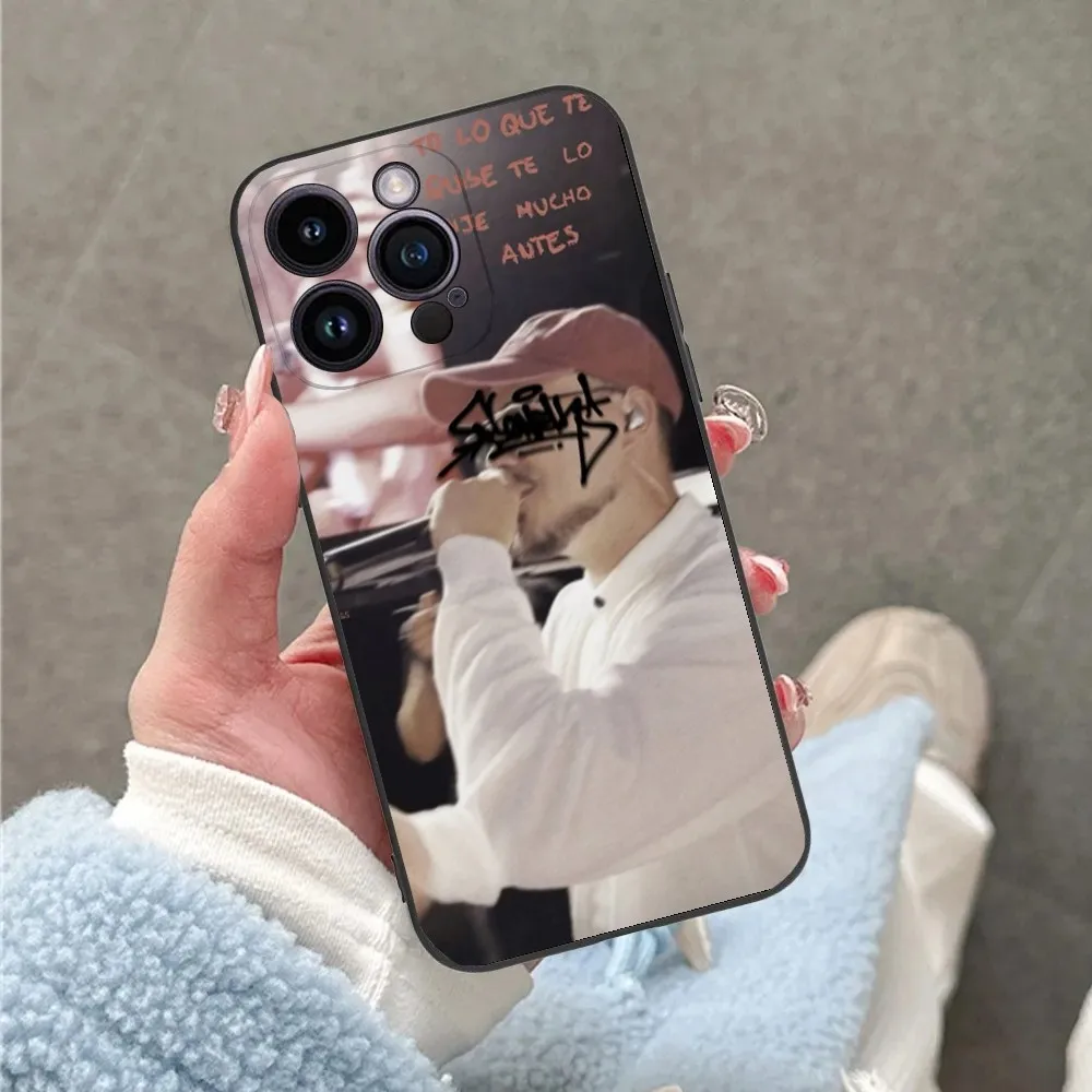 Singer D-Dellafuente FC Phone Case For iPhone 16 15 14 13 12 11 Plus Pro Max XS X XR SE Mini 8 7 Soft Silicone Black Cover