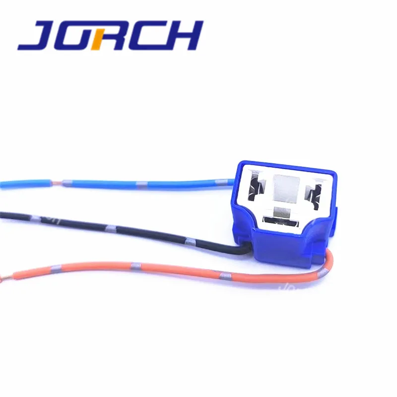 

Керамическая розетка H4, автомобильная лампа для противотуманных фар, держатель лампы, переходник для розетки, штепсельная вилка стандарта H4, переходник