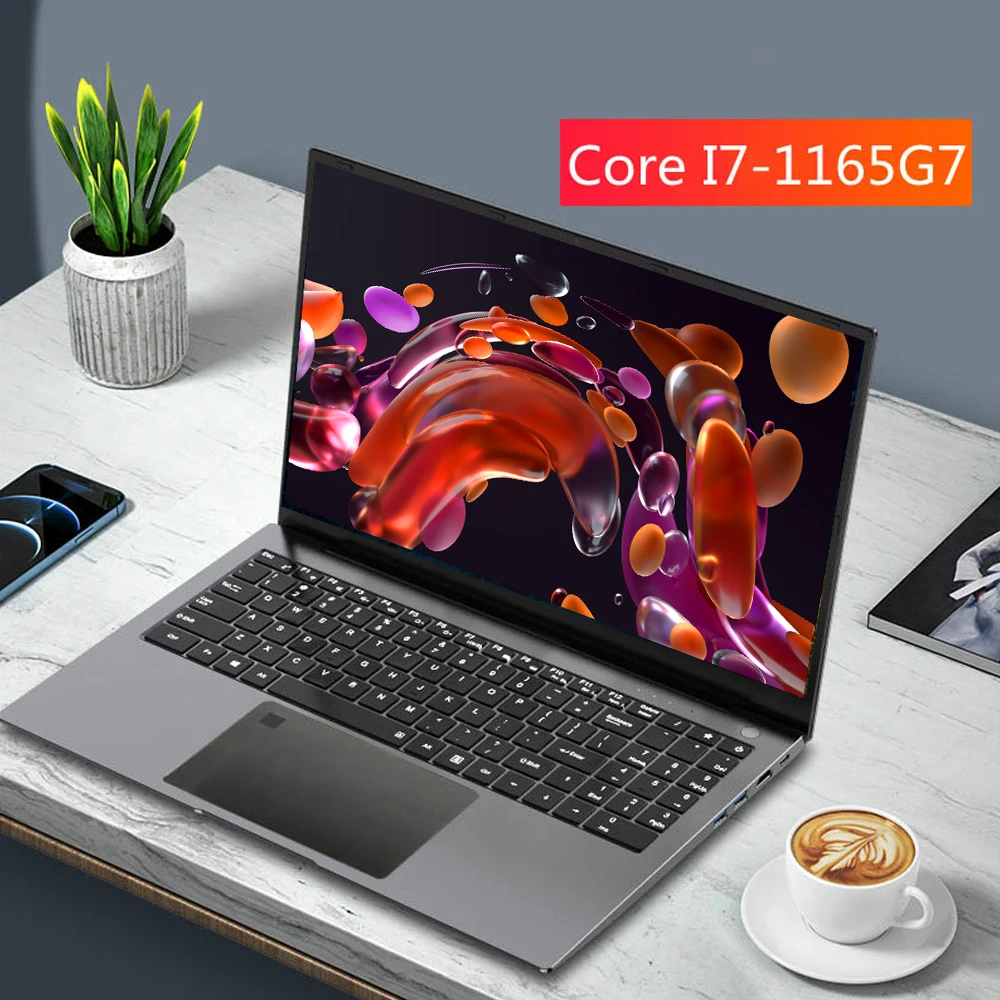 

Fingerprint Unlock Gaming Laptop 15.6 Inch HD IPS Screen Intel Core i7-1165G7 Processor Ultraslim 11th Gen Notebook Windows 10