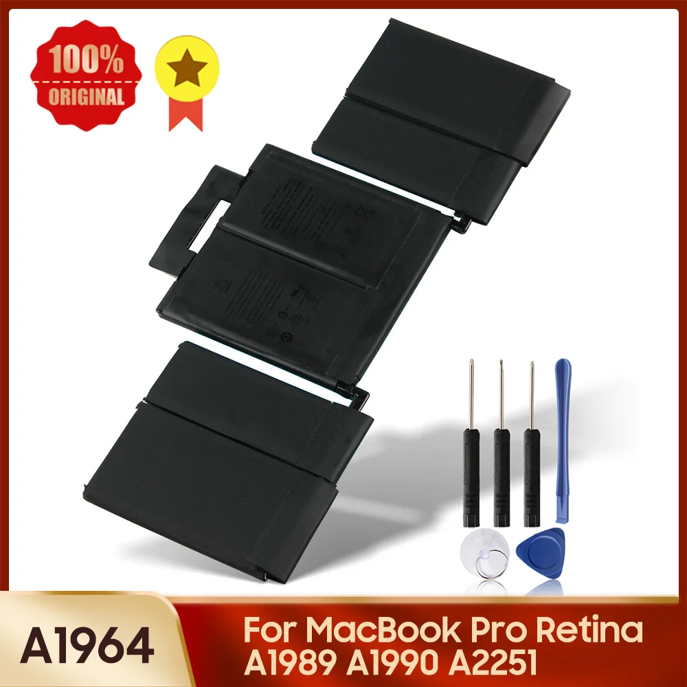 Enlarge Original Replacement Battery A1964 For MacBook Pro Retina A1989 A1990 A2251 Laptop Battery 5086mAh