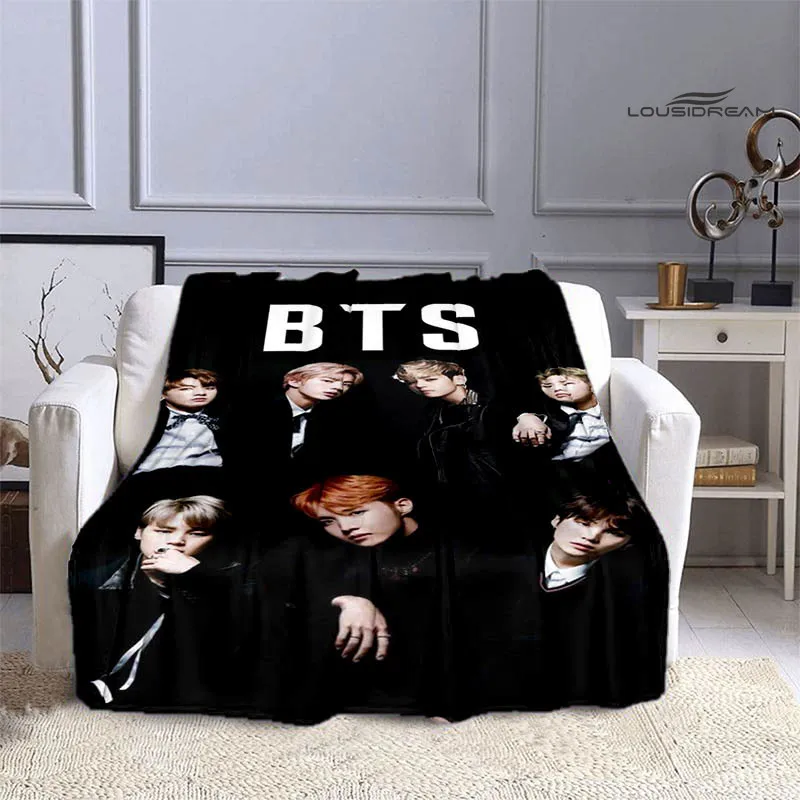 

Корейские комбинированные одеяла Idol, детские теплые одеяла, модные домашние одеяла для путешествий, мягкие и удобные подарки