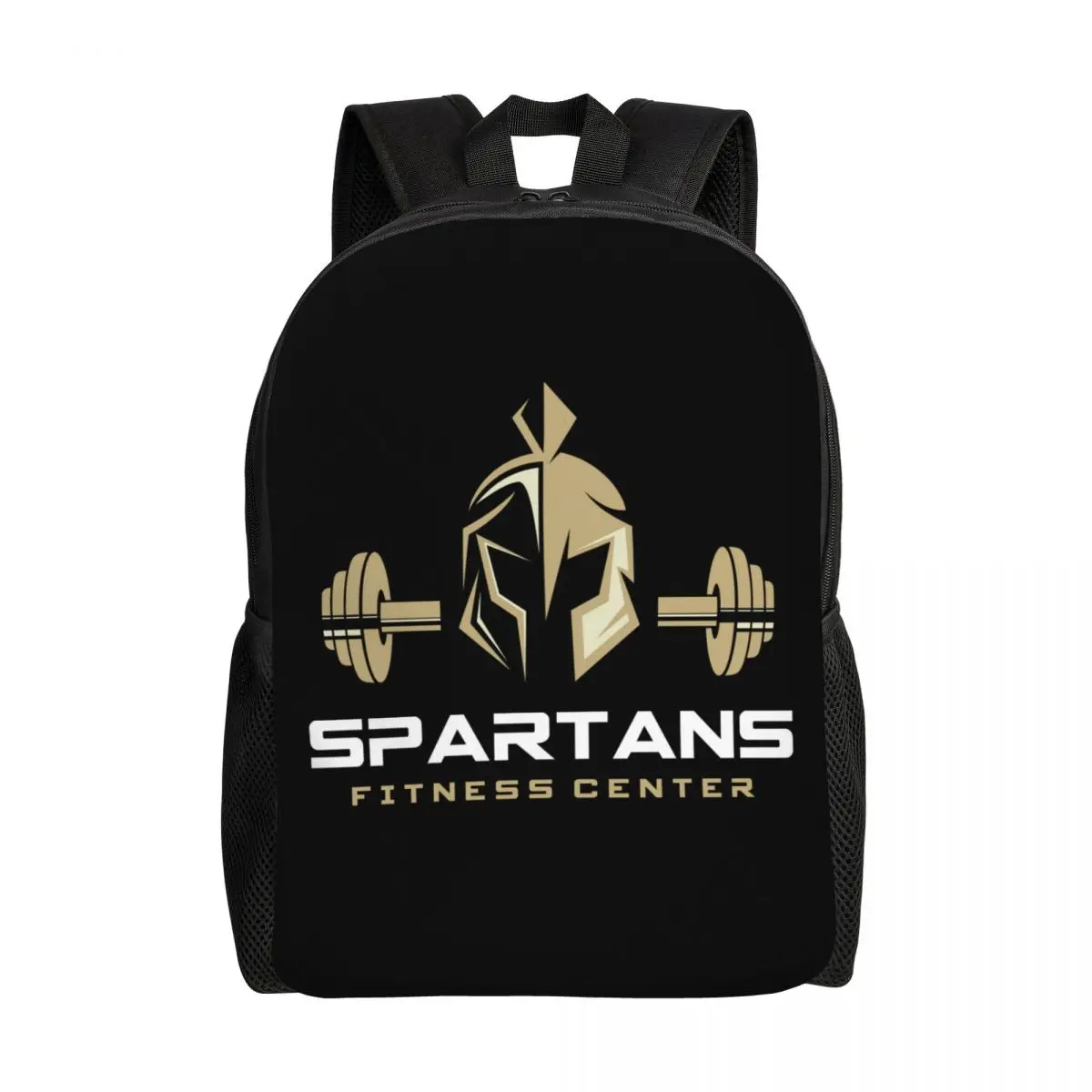 

GYM Spartan Fitness Travel Backpack Men Women School Computer Bookbag College Student Daypack Bags