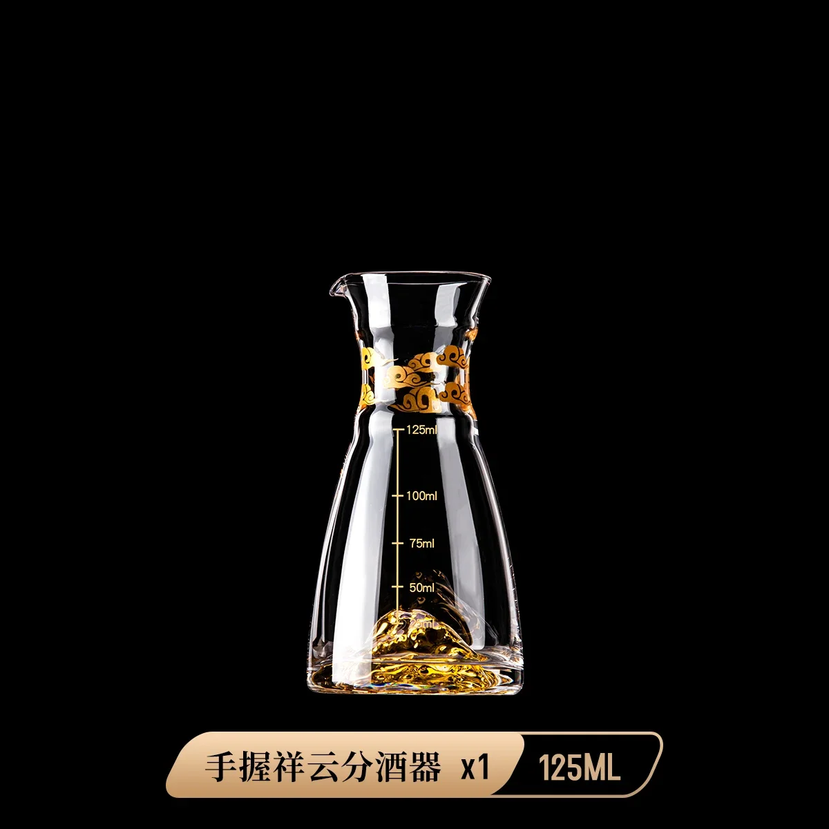 

Роскошное хрустальное стекло для водки, саке, шочу, стеклянный бар, ликер, двойное дно, стеклянная чашка из золотой фольги, чайная чашка, элитные подарки, твердый ликер