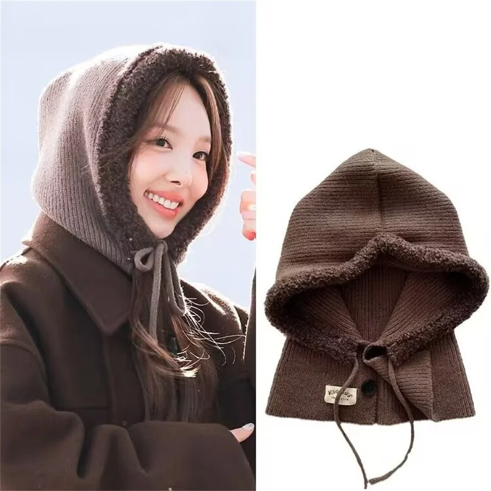 Kpop Idol Lim Na Yeon знаменитости уличная фотография вязаная шапка модный