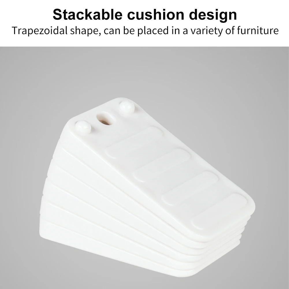 

6pcs Multifunctional Tables Stable Stackable Accessories Hardware Durable Toilet Leveling Shims Furniture Pads Non Slip Portable