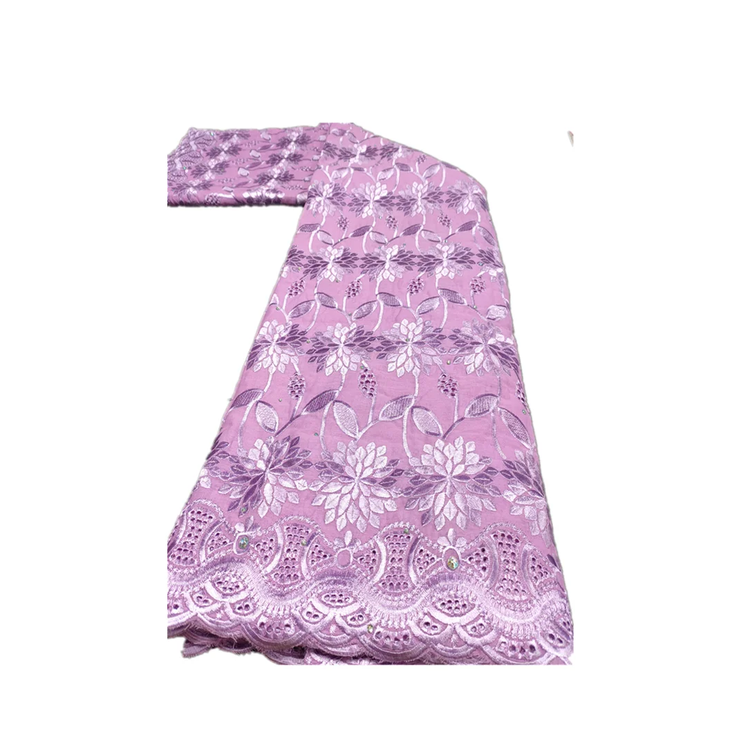 

High Quality Swiss Voile Lace Fabric for Wedding Dress Sewing Embroidered Cotton Lace Fabric for Bridal Dress XTYC19