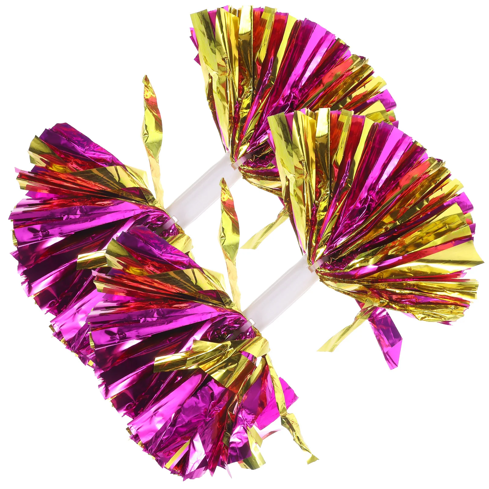 

2 Pcs Cheerleading Flower Ball Pom Poms Delicate Cheering Pompom Performance Prop Gymnastics Props Sports Dancing