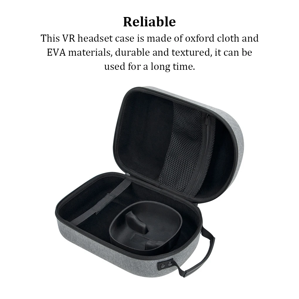 

VR Game Headset Bag Empty EVA Storage Case Virtual Reality Equipment Carrying Pouch Portable Organizer Anti-collision