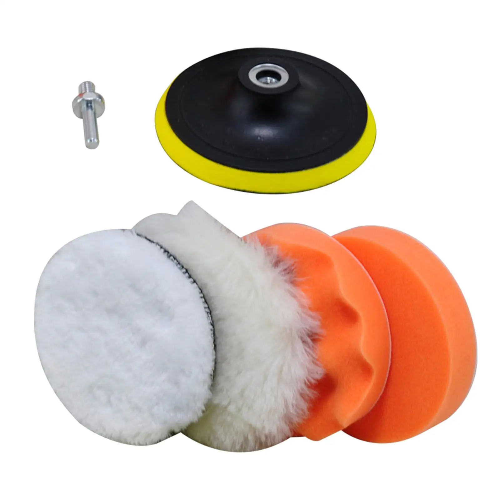 

6 Pieces Car Buffing Polishing Pads Polisher Pad for Dusting