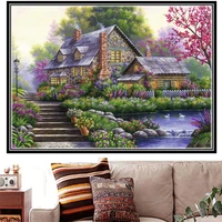 diy 5d diamond painting landscape series full drill square round embroidery mosaic art picture of rhinestones home decor gifts
