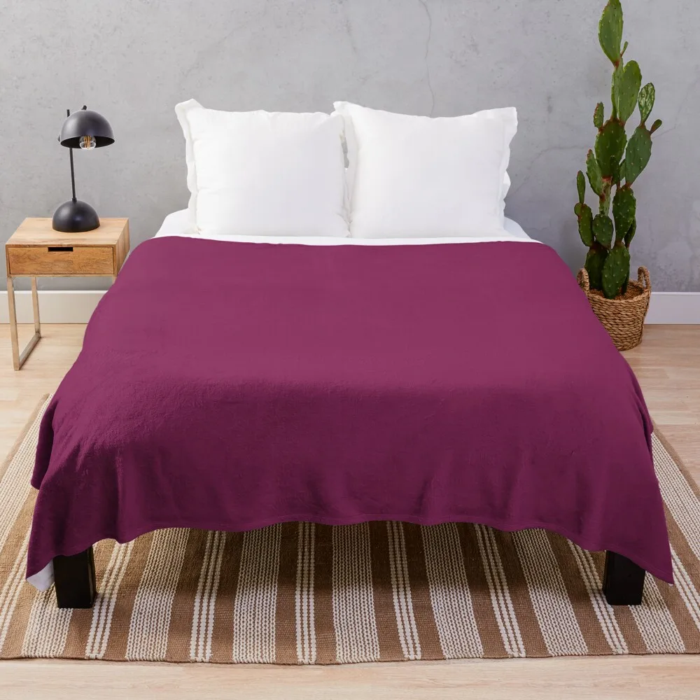 

SOLID |PLAIN | DARK RASPBERRY |PINK HUES Throw Blanket