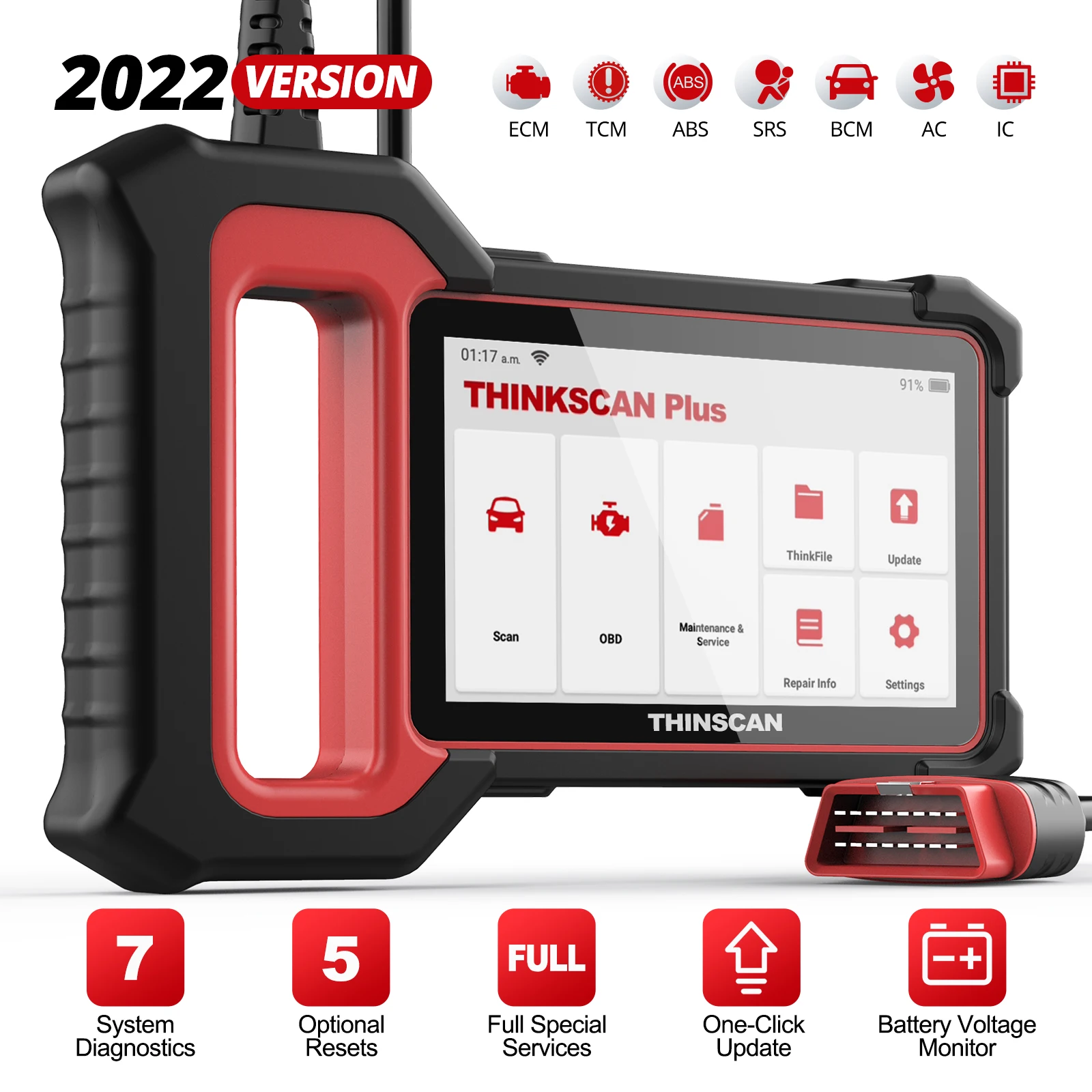 

Сканер THINKCAR Thinkscan Plus S7 S6 S4 Obd2, автомобильные сканеры, диагностические инструменты, Автомобильный сканер OBD, автодиагностика, считыватель кодов
