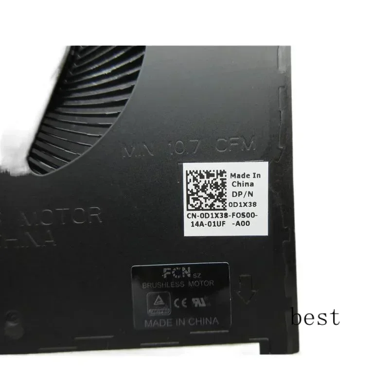 New Original Laptop CPU GPU Cooling Fan For DELL Alienware m15 R3 R4 FM7D FM7C DFSCK324162A2E DFS240012AE0T 12V 1A 0TG9V0 0D1X38