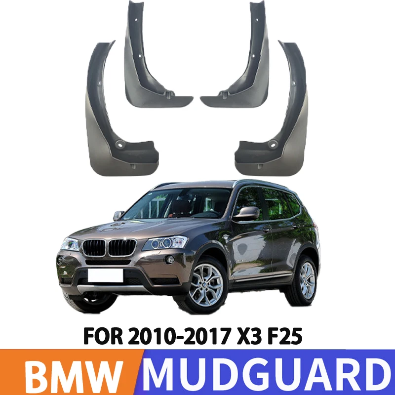 Фото Для BMW серии 10-17 BMW X3 F25 автомобильные шины крылья брызговики передние и задние колеса крылья №1